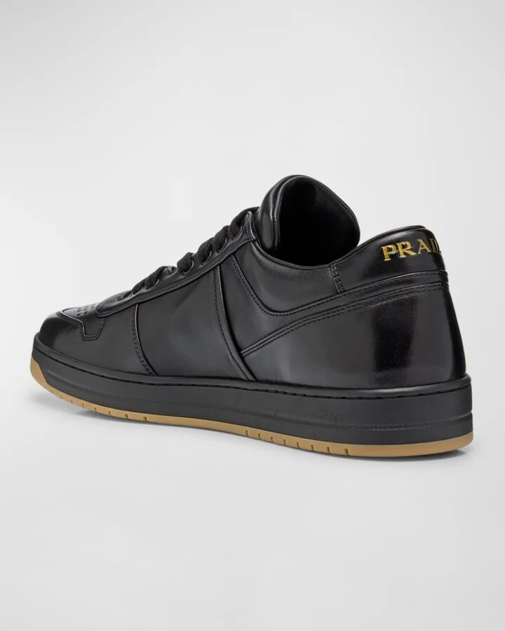Men's Downtown Napa Leather Low-Top Sneakers - Image 8
