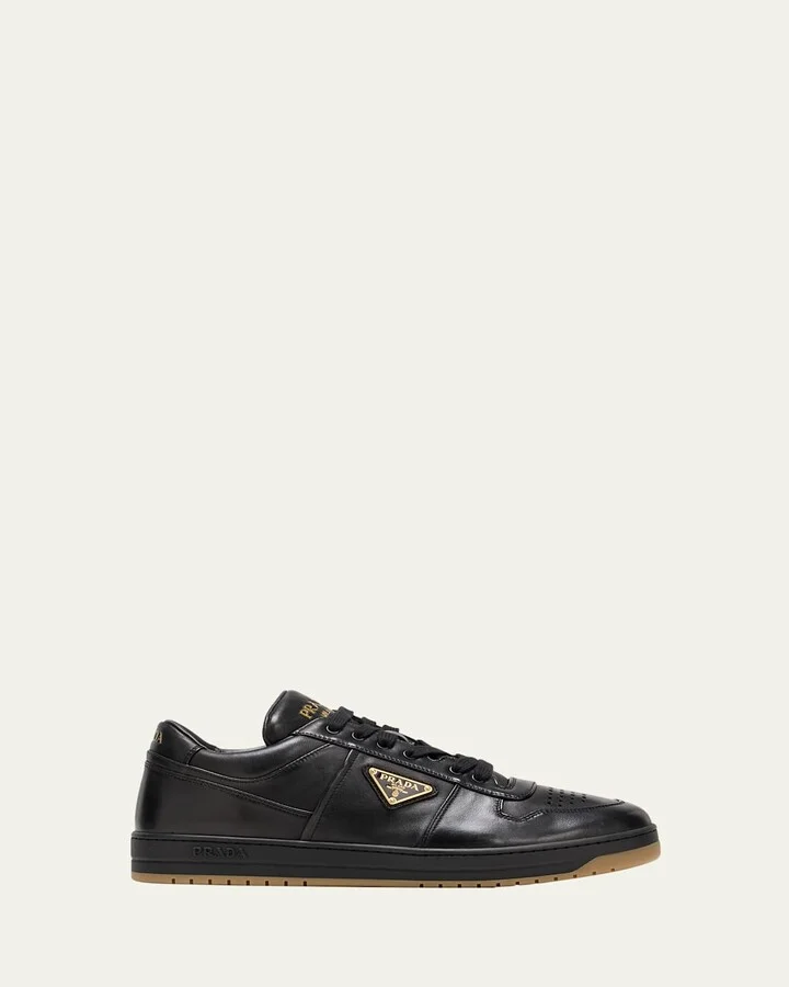 Men's Downtown Napa Leather Low-Top Sneakers