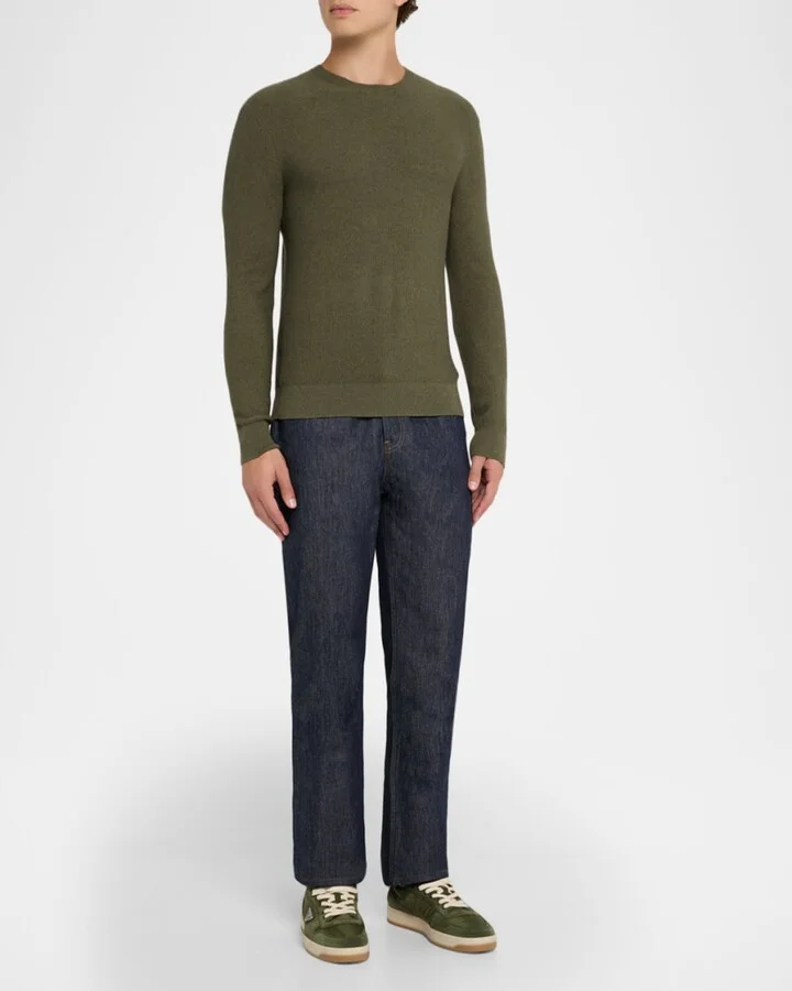 Men's Downtown Nylon and Suede Low-Top Sneakers - Image 7