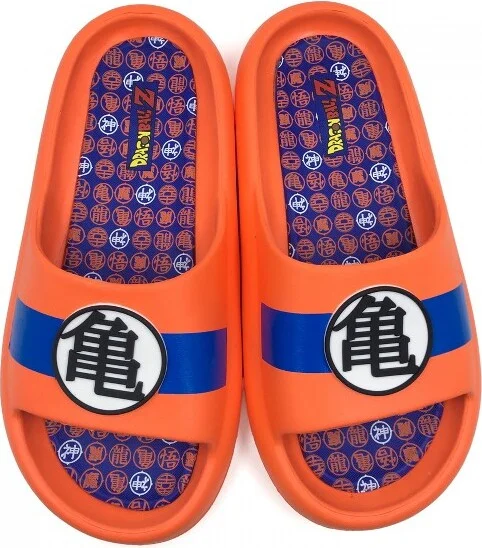 Mens Dragon Ball Z Kame Symbol Cloud Comfort Foam Slide Sandals - Mens Medium (9/10) - Image 2
