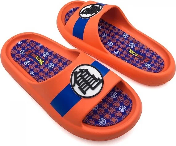 Mens Dragon Ball Z Kame Symbol Cloud Comfort Foam Slide Sandals - Mens Medium (9/10)