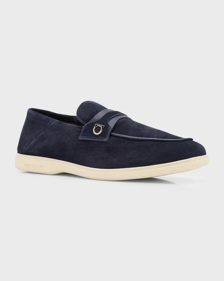 Men's Drame Gancio Suede Loafers - Image 2