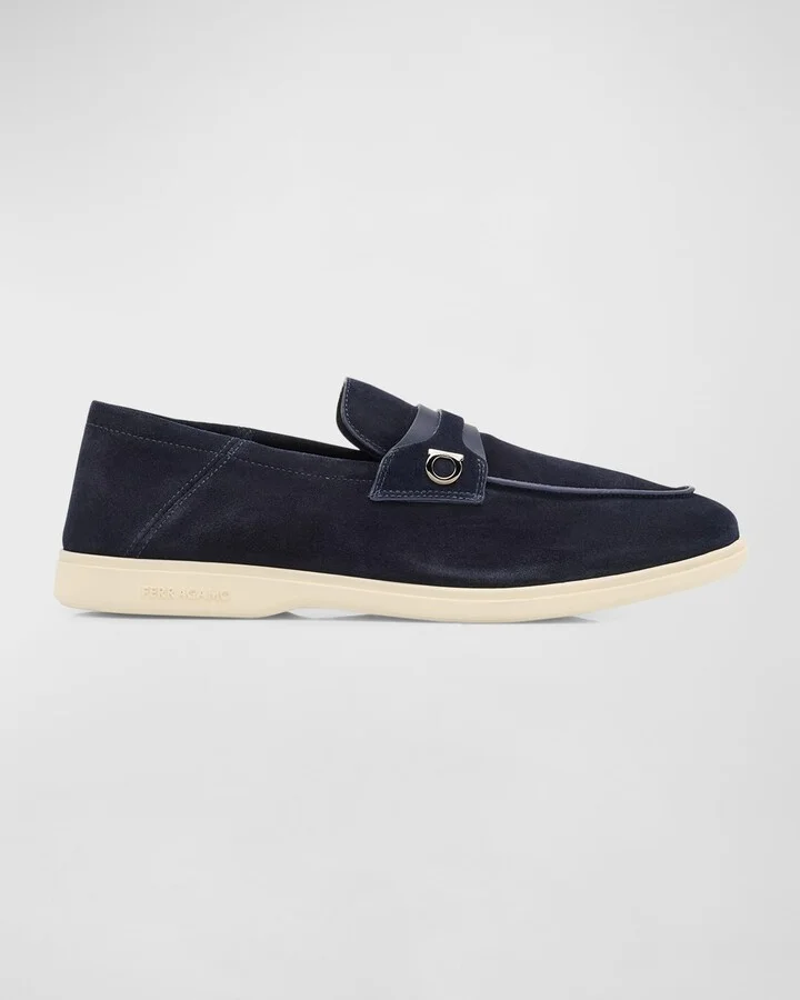 Men's Drame Gancio Suede Loafers