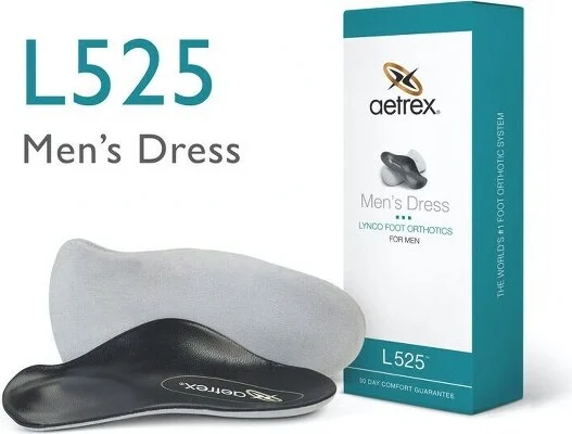 Men's Dress Posted Orthotics W/ Metatarsal Support
