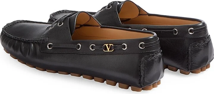 Men's Driver Fastaway Buffalo Loafers - Black - Size 9 - Image 4