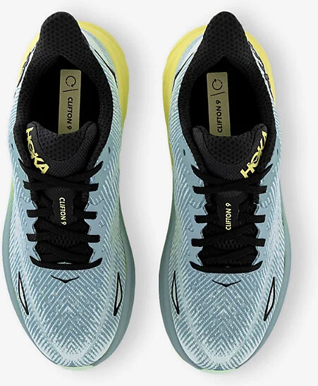 Mens Druzy Droplet Clifton 9 Breathable Polyester-Blend Low-Top Trainers Eur 41 / 7 Uk Men - Image 2