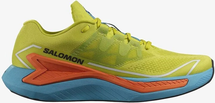 Men's Drx Bliss Running Shoes In Sulphur Spring/dragon Fire/peacock Blue