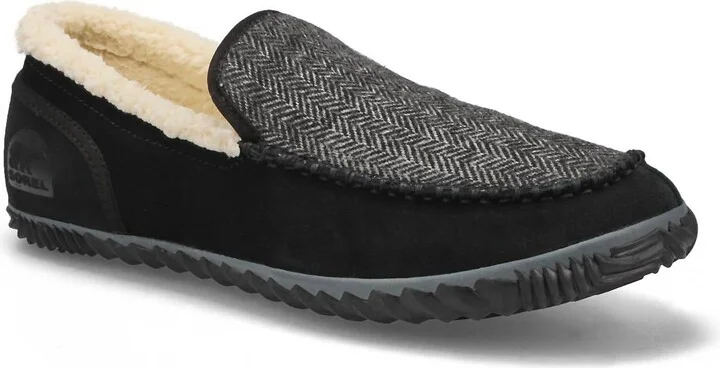 Men's Dude Moc Shoes In Grill Black