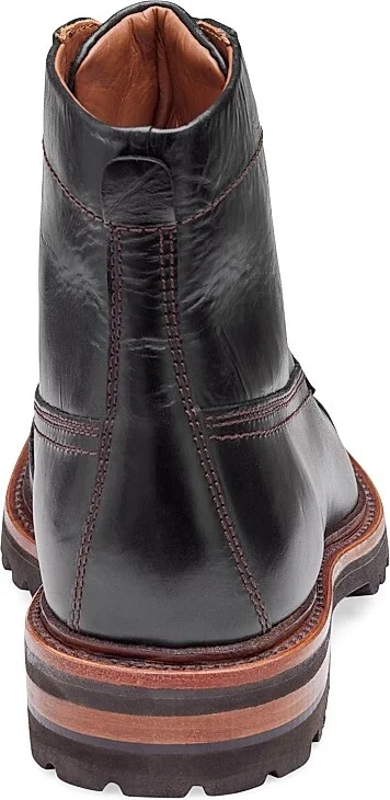 Men's Dudley Lace-Up Leather Boots - Black - Size 10 - Image 3