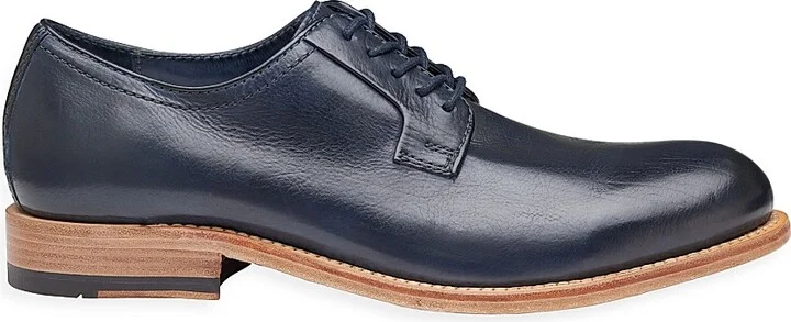 Men's Dudley Leather Dress Shoes - Navy Dip Dyed - Size 8