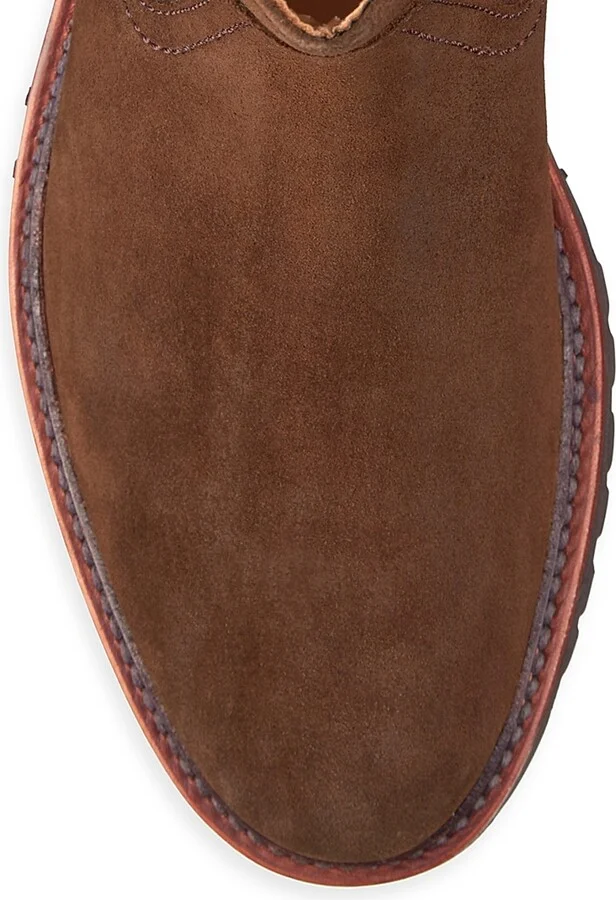 Men's Dudley Lug-Sole Suede Boots - Brown - Size 8 - Image 4