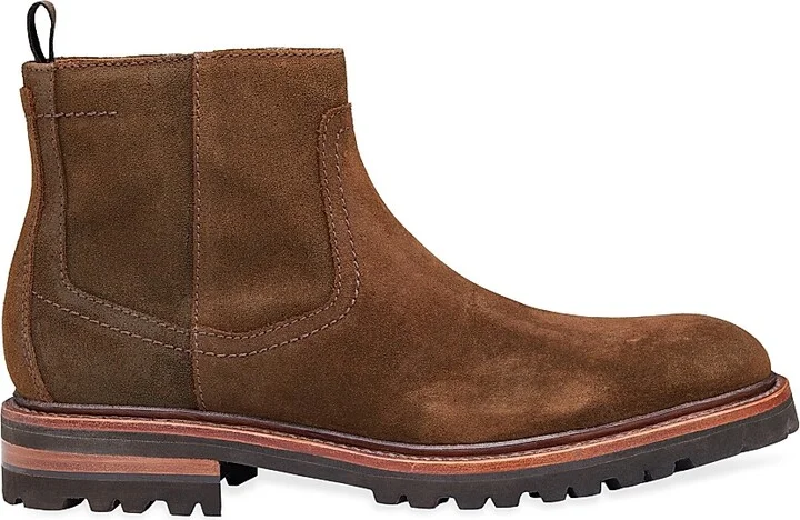Men's Dudley Lug-Sole Suede Boots - Brown - Size 8