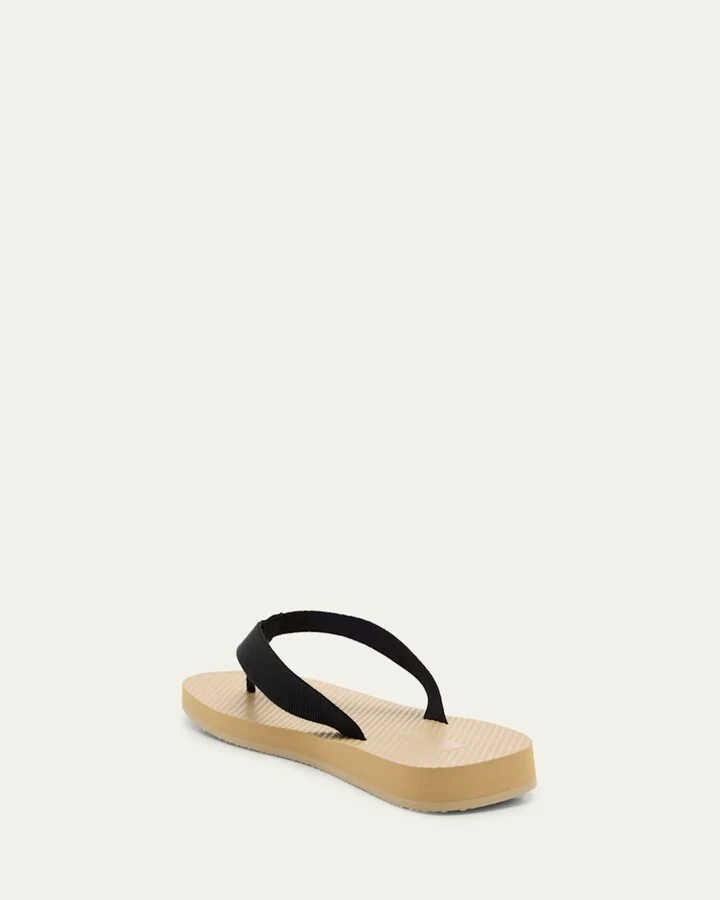 Men's Dune Leather Flip Flop Sandals - Image 2