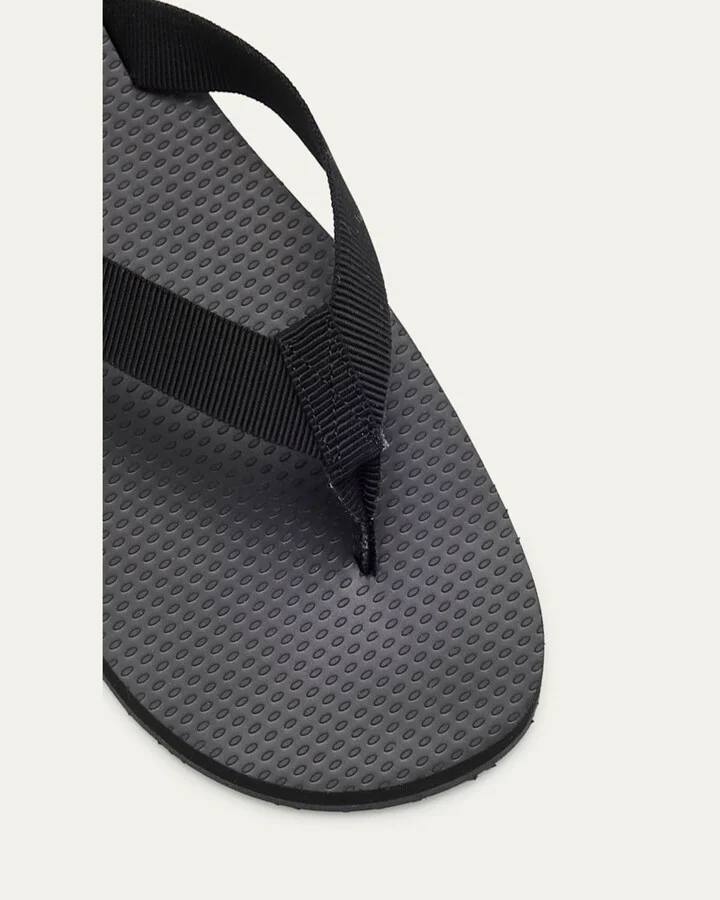 Men's Dune Leather Flip Flop Sandals - Image 6