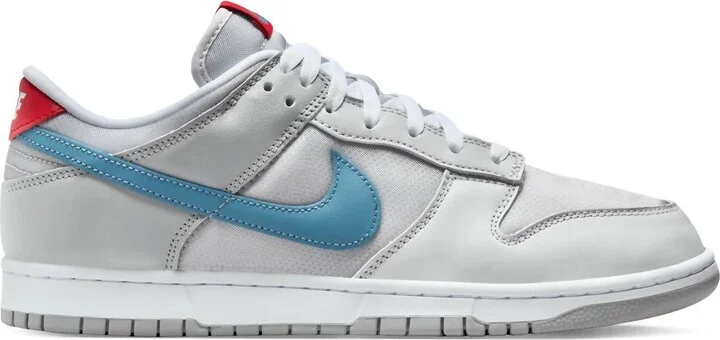 Men's Dunk Low Qs Sneakers In Silver Surfer