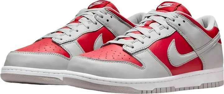 Men's Dunk Low Qs Ultraman Sneaker In Varsity Red/silver/white