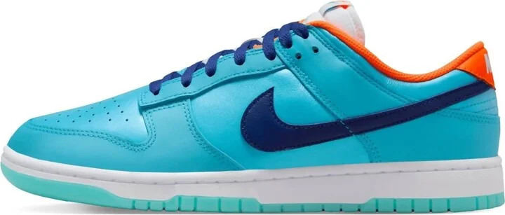 Men's Dunk Low Se Splash Sneaker In Baltic Blue/deep Royal Blue-Total Orange