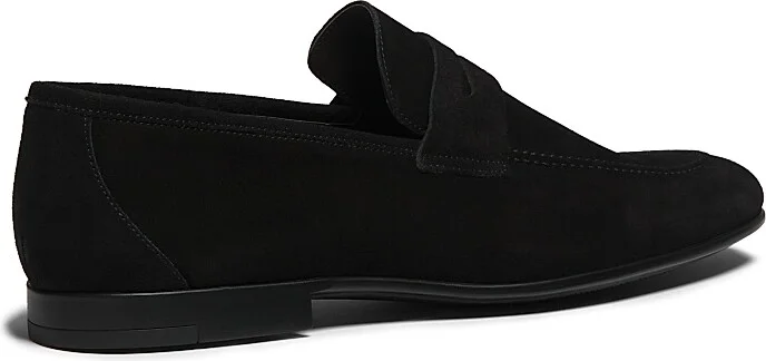 Men's Dunmore Suede Penny Loafers - Softynero - Size 7.5 - Image 3