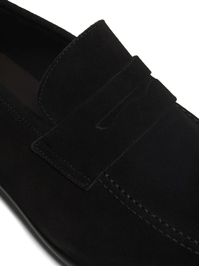 Men's Dunmore Suede Penny Loafers - Softynero - Size 7.5 - Image 6