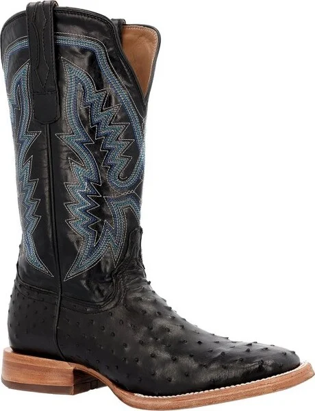 Men's Durango® Men's PRCA Collection Full-Quill Ostrich Western Boot Size 8.5(Wide)