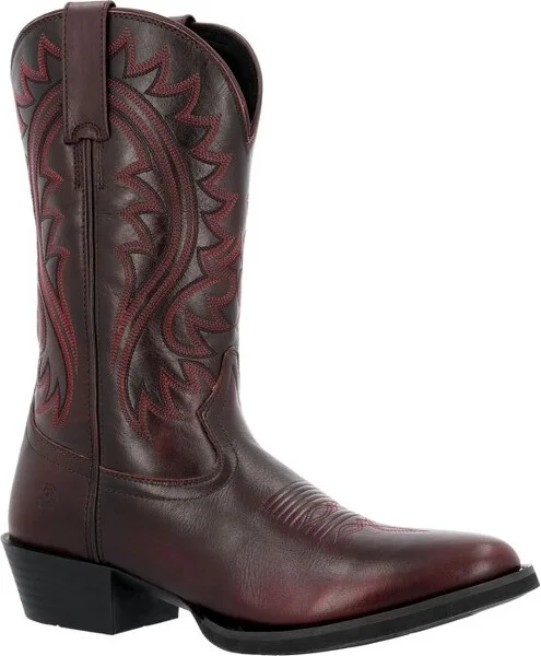 Men's Durango® Shyloh Burgundy Western Boot Size