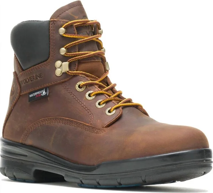 Men's Durashocks Sr Safety Boots - Medium In Dark Brown