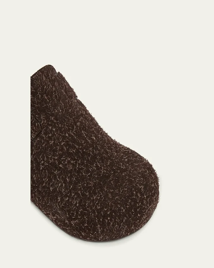 Men's Ease Buckle Brushed Suede Mules - Image 5