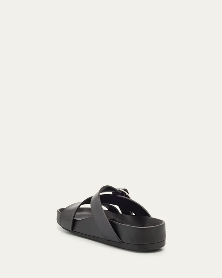 Men's Ease Calfskin Buckle Slide Sandals - Image 2