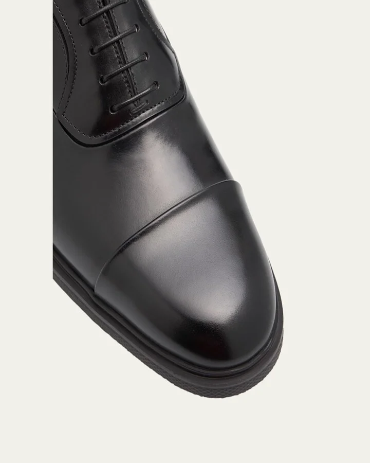 Men's Easy Leather Cap-Toe Oxfords - Image 3