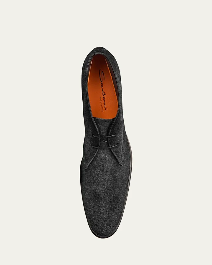 Men's Easy Suede Derby Shoes - Image 4