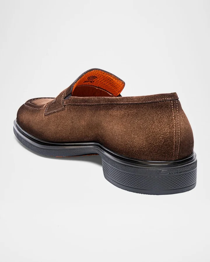 Men's Easy Suede Penny Loafers - Image 5