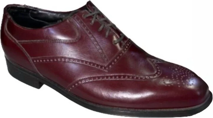 Men's Eaton Oxford Shoes In Burgundy