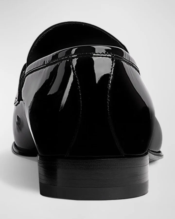 Men's Ed Patent Leather Bit Loafers - Image 7