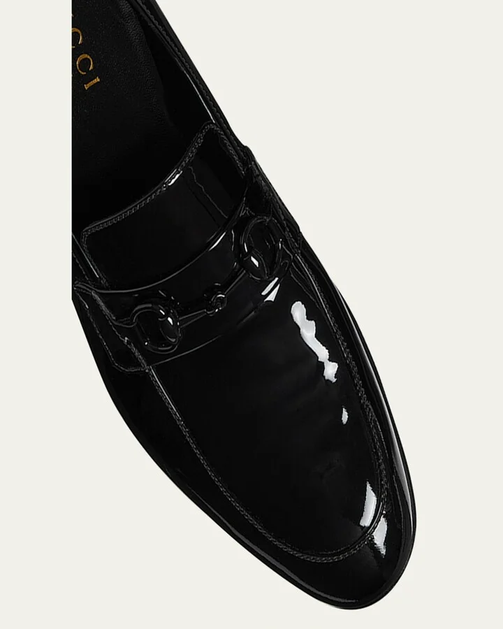 Men's Ed Patent Leather Bit Loafers - Image 2
