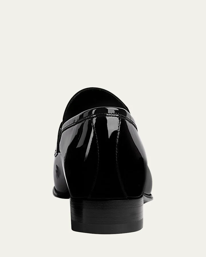 Men's Ed Patent Leather Bit Loafers - Image 4