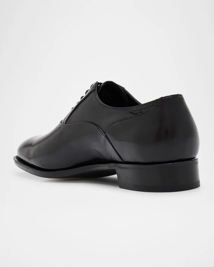 Men's Edgar Leather Oxford Derby Shoes with Shoe Tree - Image 2