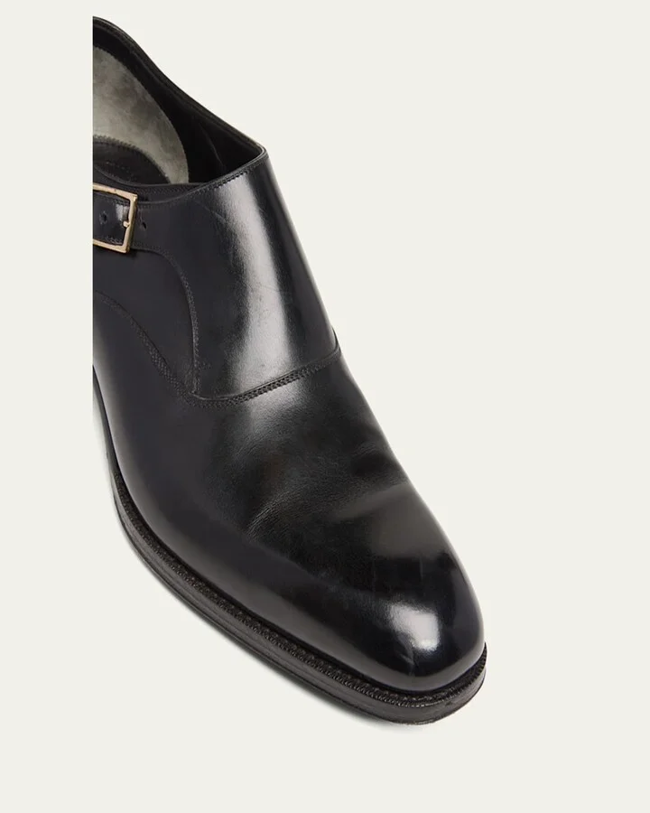 Men's Edgar Single Monk Strap Shoes - Image 2