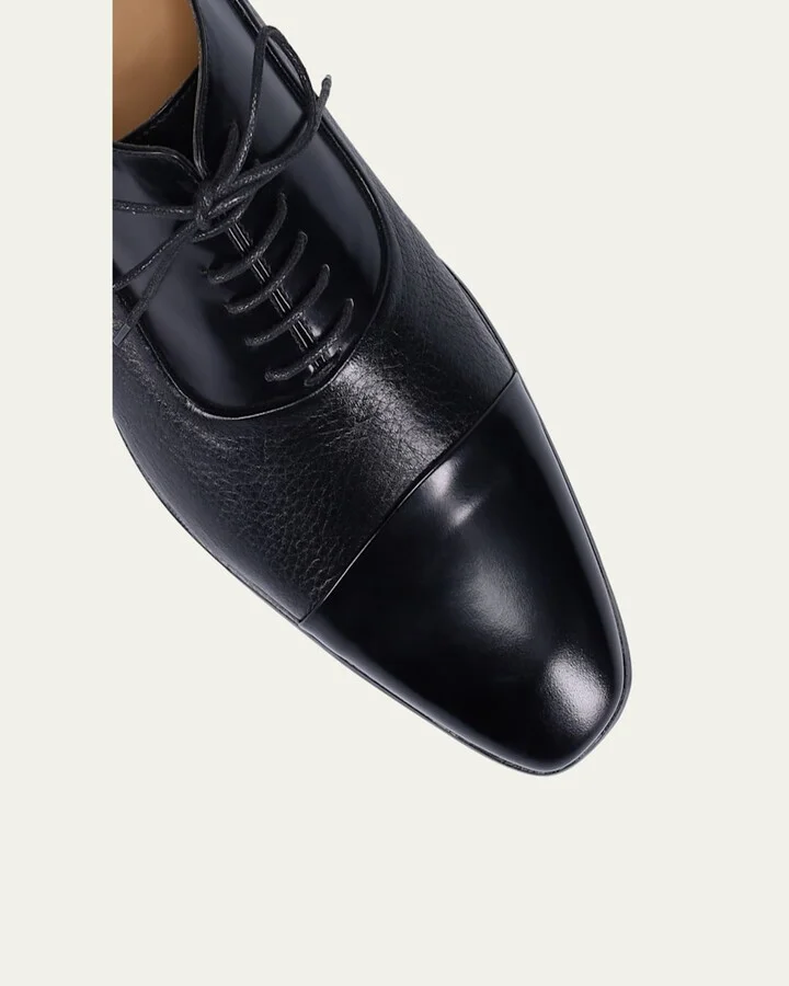 Men's Edman Weatherproof Leather Cap-Toe Oxfords - Image 3