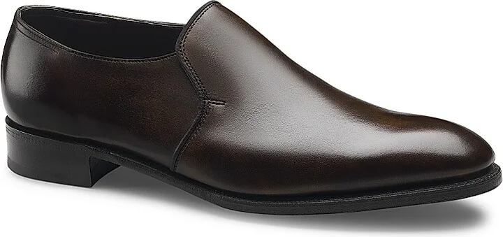Men's Edward Leather Loafers - Dark Brown - Size 9 - Image 2