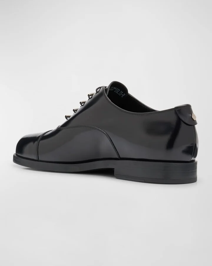 Men's Egli Brushed Leather Oxfords - Image 2