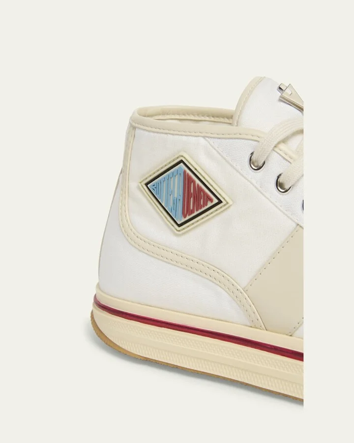 Men's Eliot Canvas Mid-Top Sneakers - Image 9