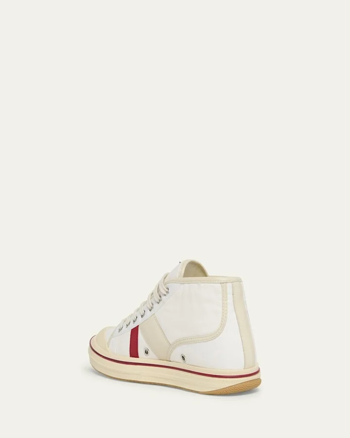Men's Eliot Canvas Mid-Top Sneakers - Image 10