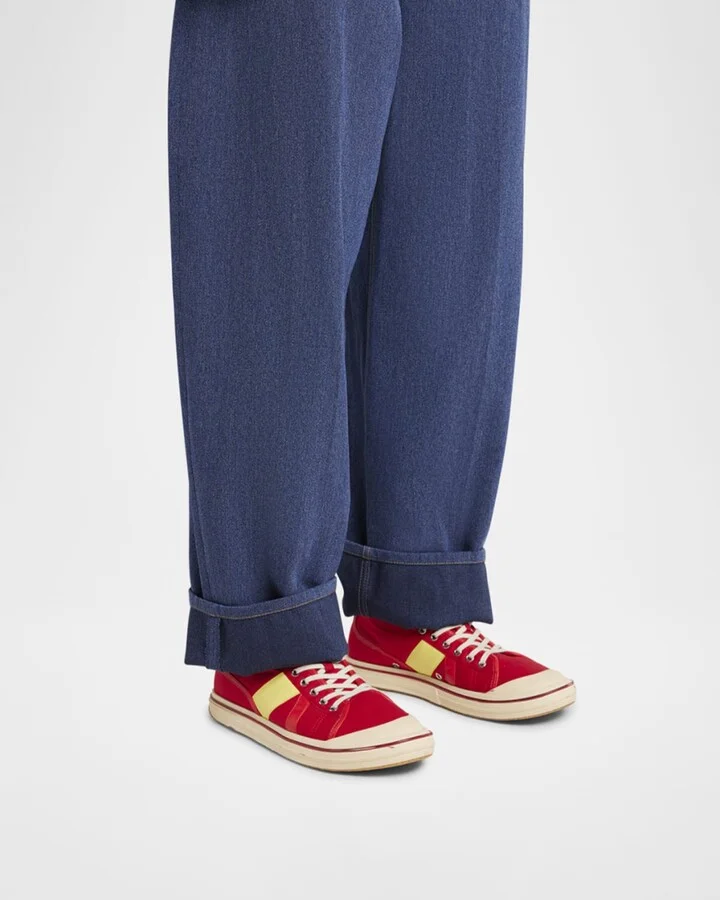 Men's Eliot Canvas Mid-Top Sneakers - Image 3