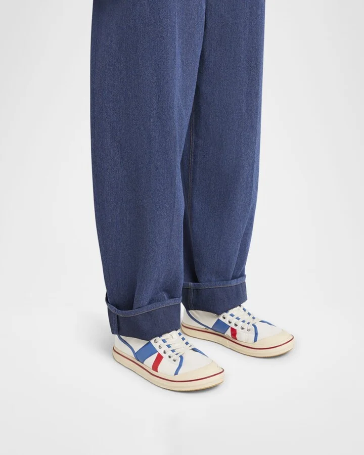 Men's Eliot Canvas Mid-Top Sneakers - Image 4