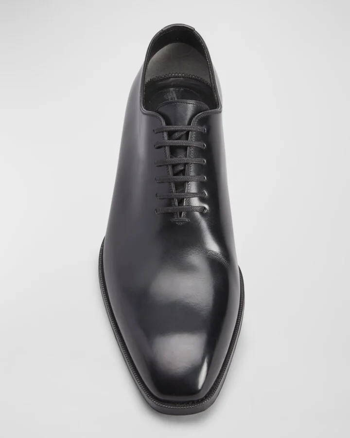 Men's Elkan Burnished Leather Oxfords - Image 5