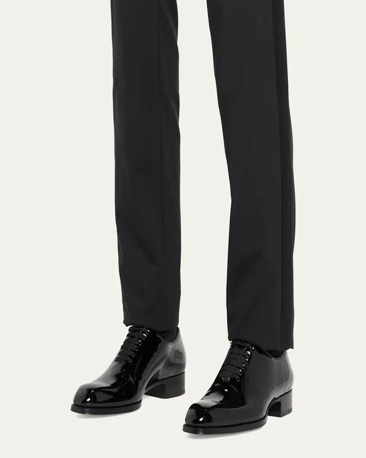 Men's Elkan Patent Leather Oxfords - Image 3