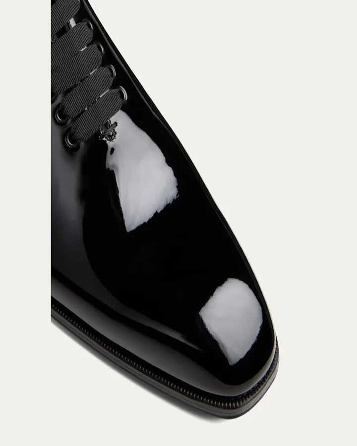 Men's Elkan Patent Leather Oxfords - Image 4