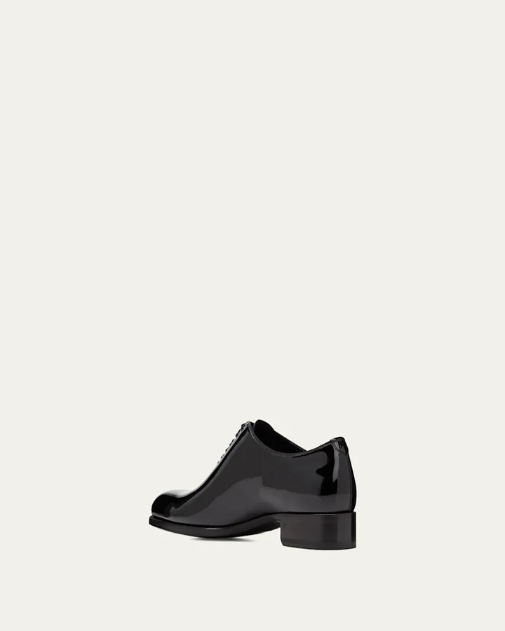 Men's Elkan Patent Leather Oxfords - Image 6