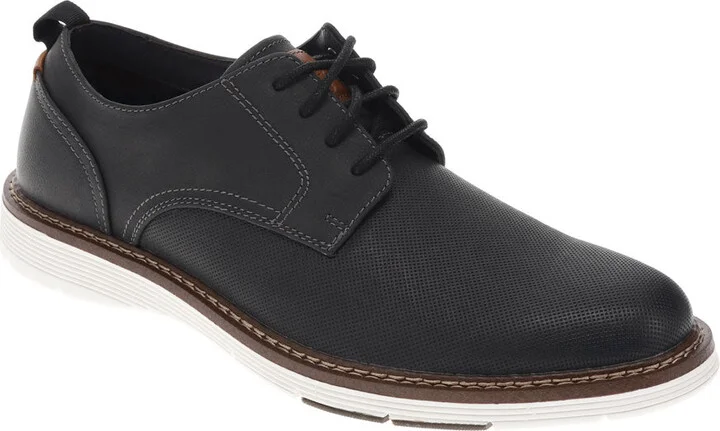 Mens Elmington Synthetic Leather Dress Casual Lace Up Oxford Shoe