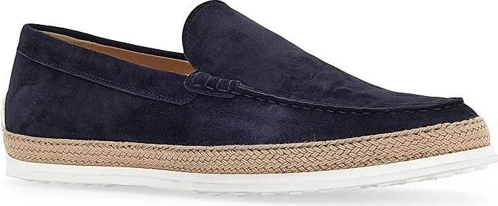 Men's Embossed Logo Espadrille - Blue - Size 7.5 - Image 2